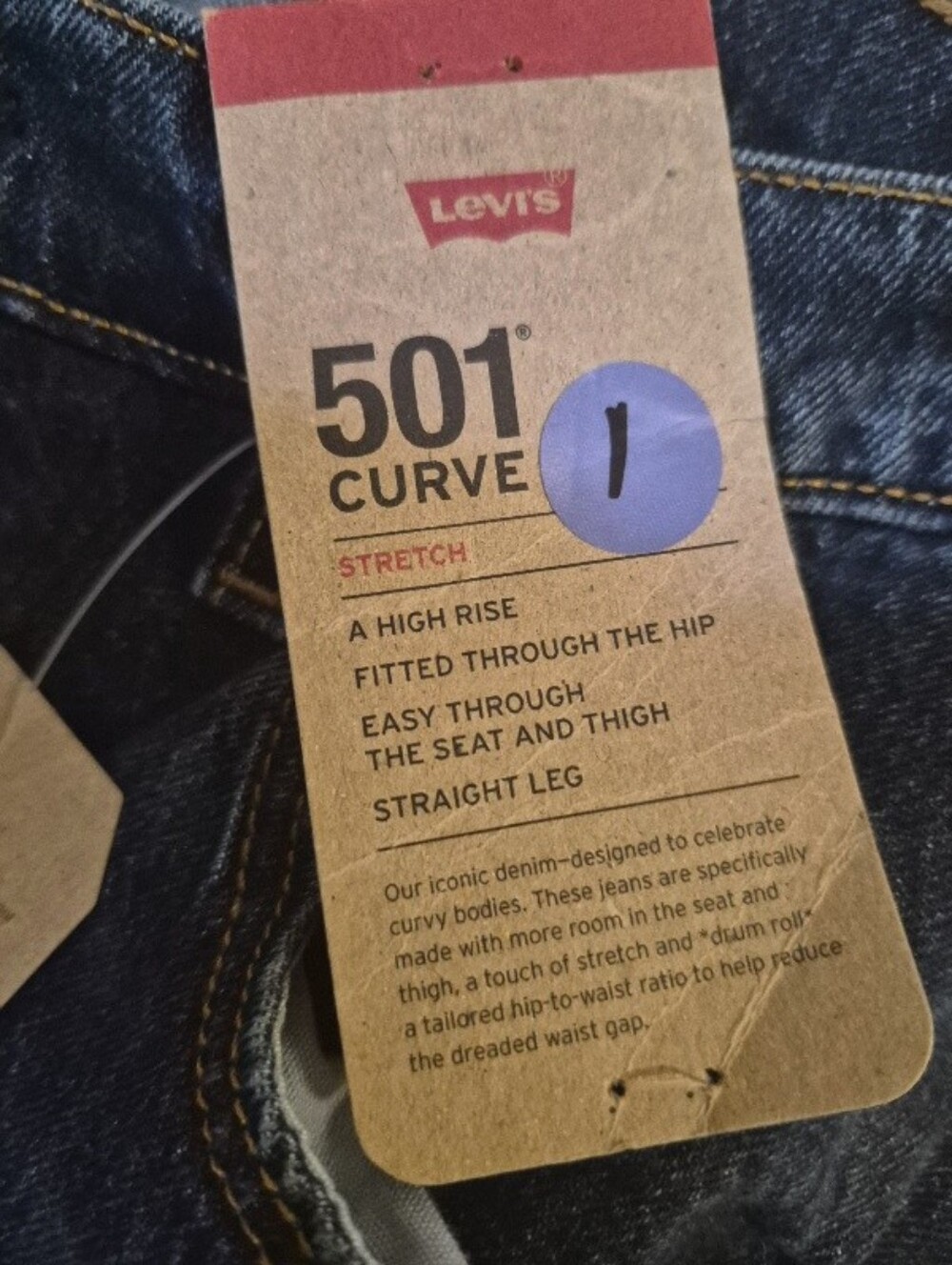 Levi's 501 Curve Jeans 32x30 - Picture 8 of 11
